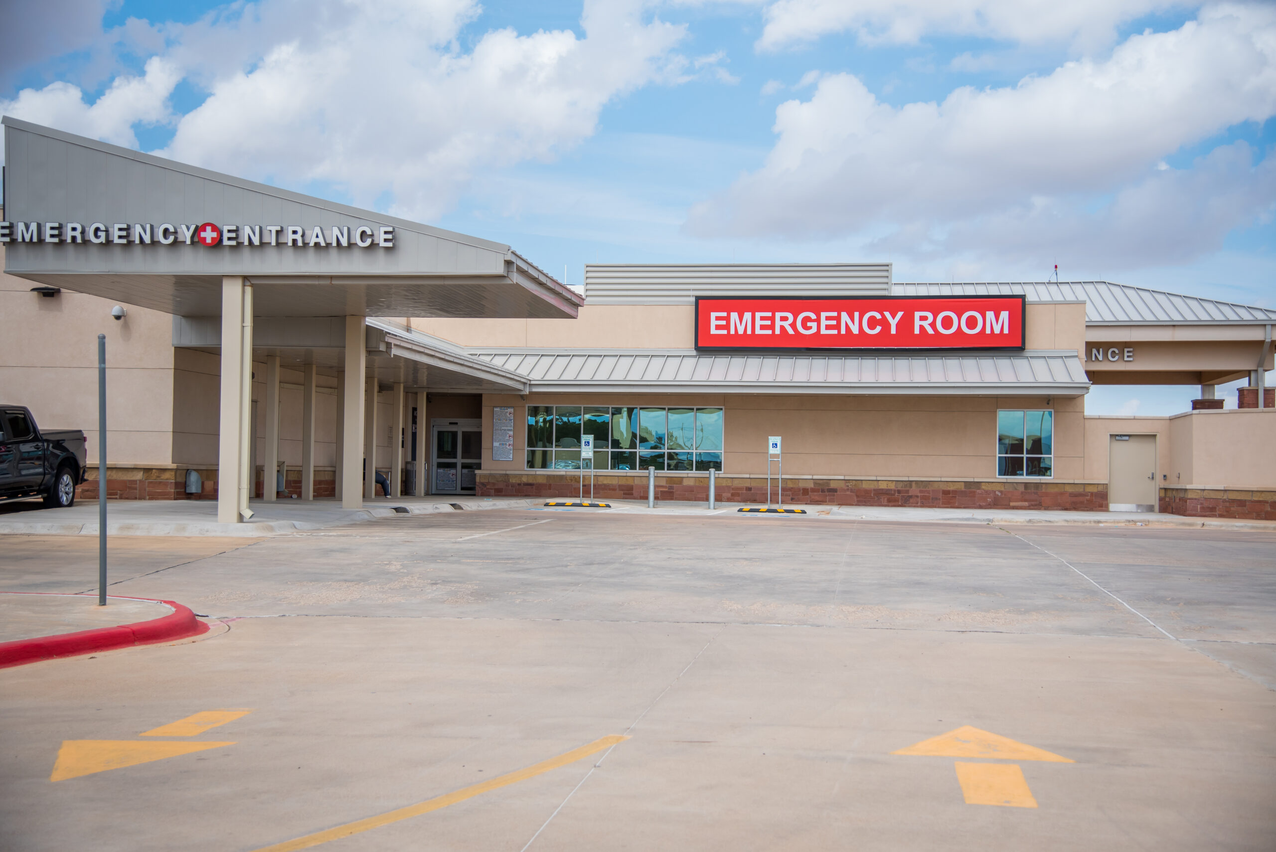 Emergency entrance at Martin County Hospital District