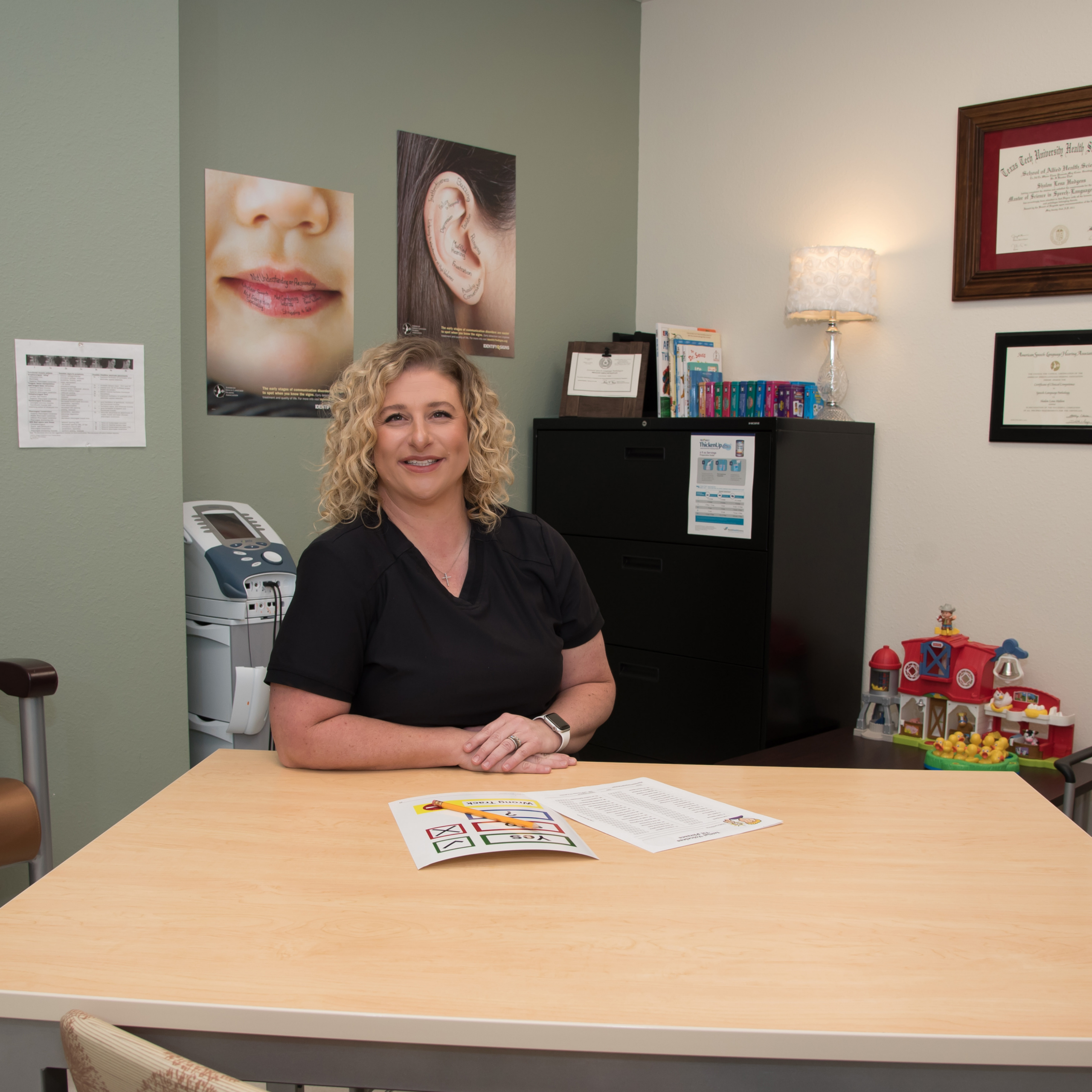 Shalon Sullivan, speech-language pathologist at Martin County Hospital District