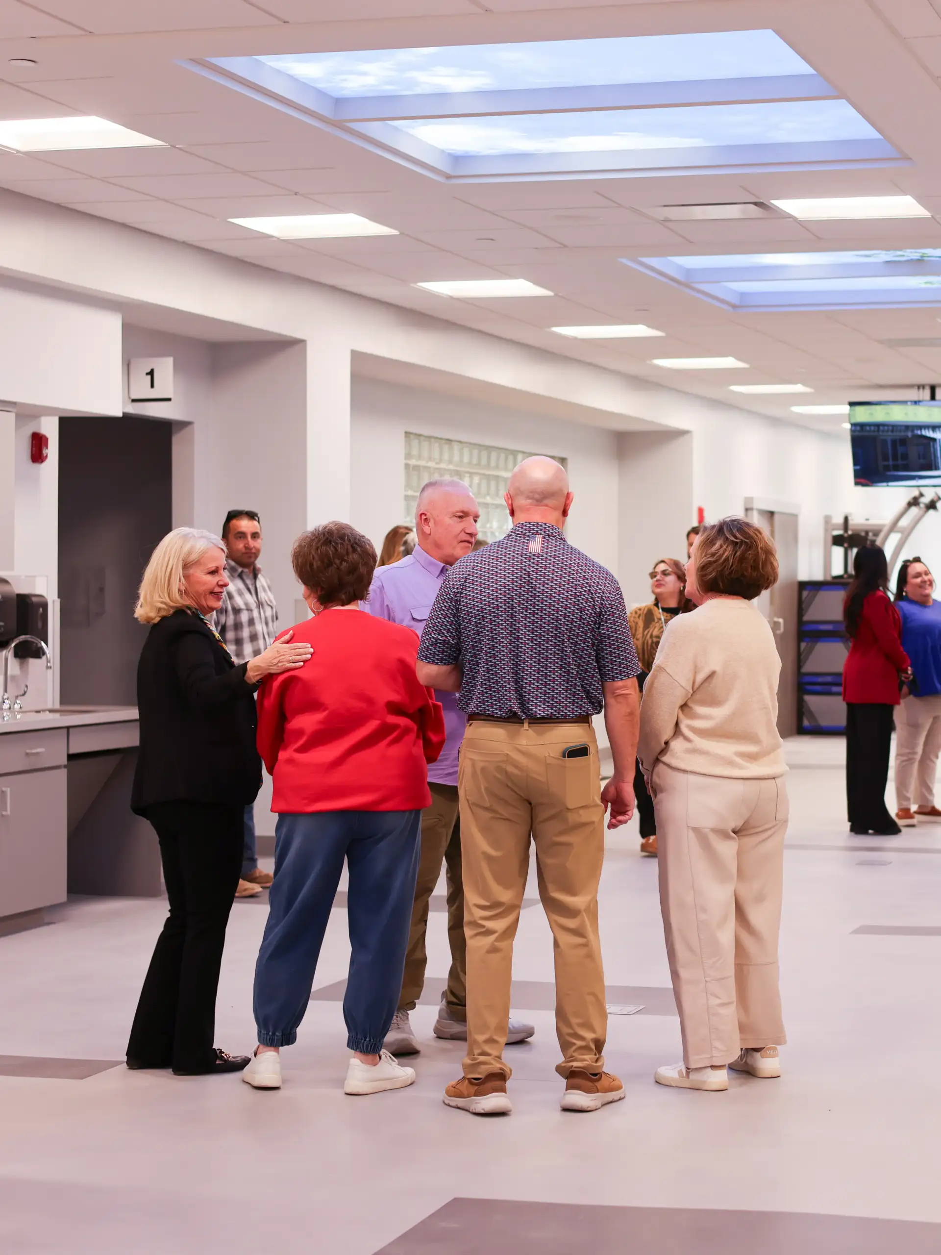 Community members attending the Martin County Hospital District Medical Office Building open house