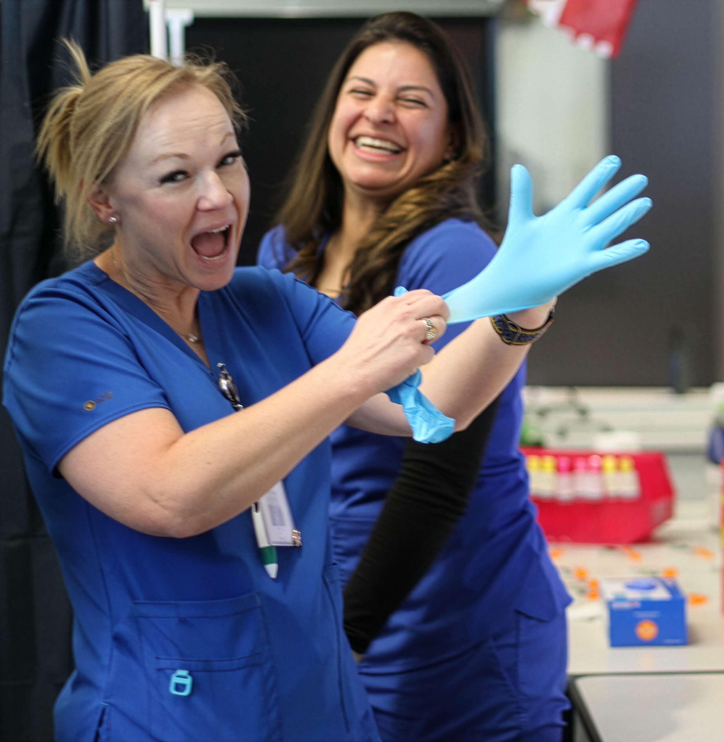 Martin County Hospital District staff participating in a community outreach event
