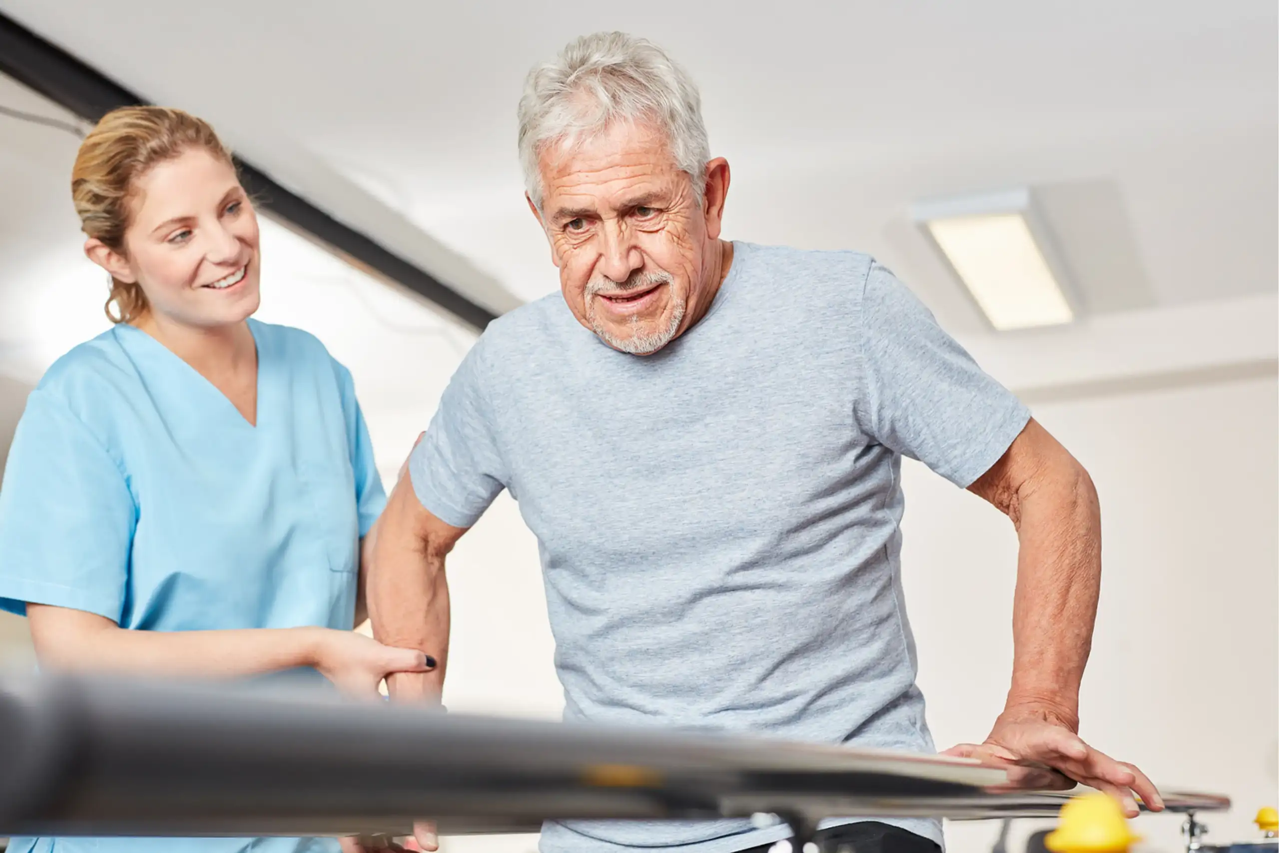Swing Bed patient working toward recovery