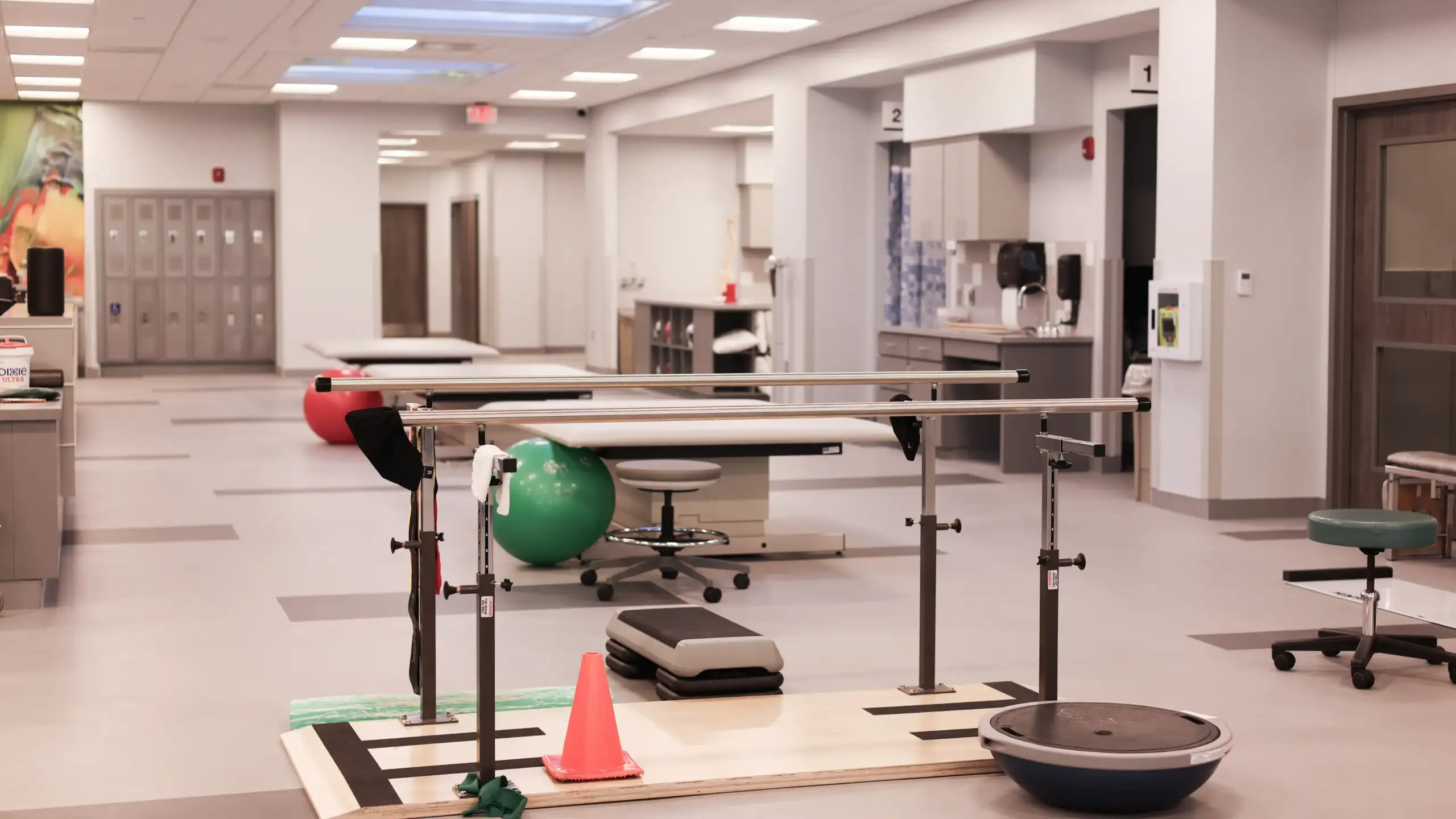 Physical therapy department at Martin County Hospital District